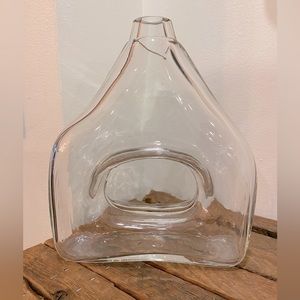 ROSENTHAL modern clear glass vase